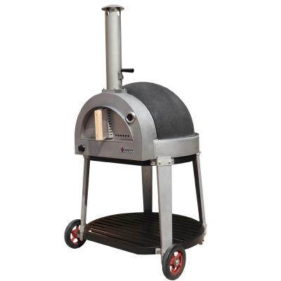 China Lightweight Adjustable Height Clay Pizza Oven With Fired Gas And Wood Version For Home Used Pizza Oven for sale