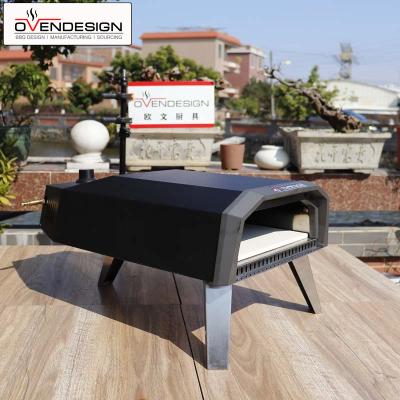 China Factory Wholesale Two Powers Outdoor Gas Type UFO Pizza Oven Outdoor Pizza Oven With Row Fire Combustion for sale