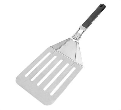 China Large Sustainable Folding Collapsible Folding Pizza Shovel Stainless Steel Cake Transfer Shovel Kitchen Utensils for sale