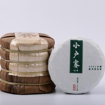 China Yunnan Pu'er Tea Compressed Tea Factory Supply 2021 First Spring Raw Pu'er Tea Cake for sale