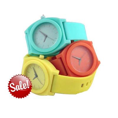 China FT1203B Kids Non-Specific Silicone Strap Watch Colorful Cheap Cost Quartz Is Time Plastic Wrist Watch for sale