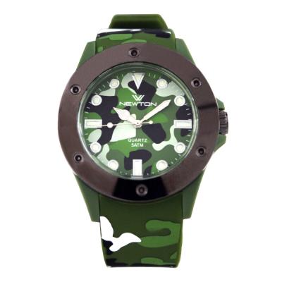 China Nonspecific FT1189_GN Charming Unique Green Camouflage Design Quartz Movement Wristwatch for sale