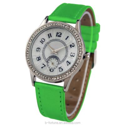 China FT1615 Newest Small Second Water Resistant Jewelry Leather Strap Analog Watch for sale