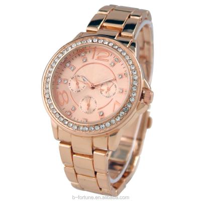 China Custom Classic Japan Movement Water Resistant FT1420 Logo Rose Gold Sprcial Quartz Watch for sale