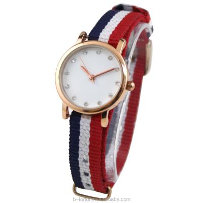 China FT1393 Water Resistant Fabric Nato Strap Japan Movement Colorful Nylon Charm Watch for sale