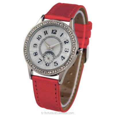 China FT1615 Water Resistant Beautiful Stones Decorated Stainless Steel Back Cheap Quartz Analog Watch for sale