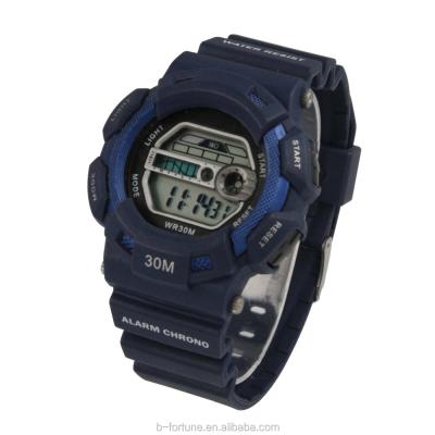 China LP0914 Alarm Chronograph Strap Water Resistant Plastic Digital Watch for sale