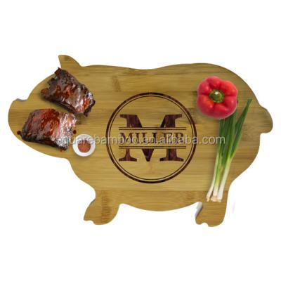 China viable cow cutting board, pig cutting board for sale