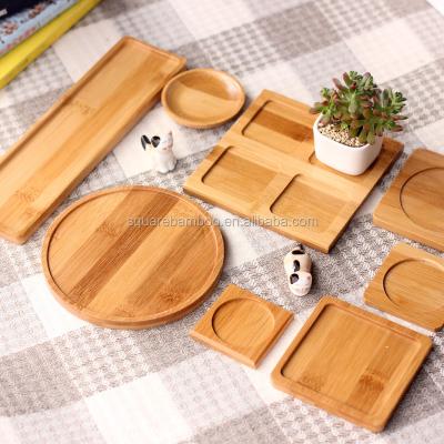 China Bamboo Kitchen Storage Dishes Tray Small for sale