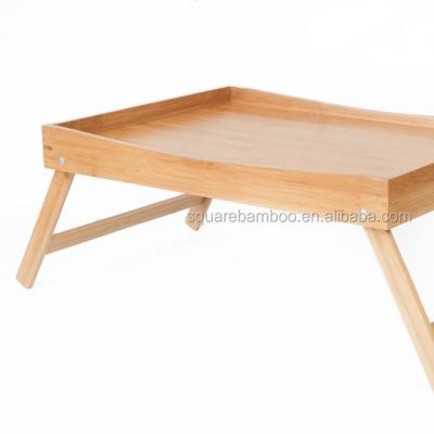 China White Bamboo Kitchen Storage Bed Tray for sale