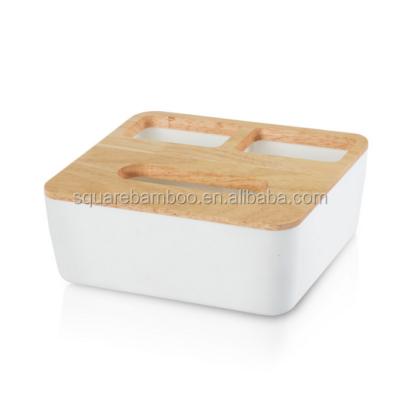 China Kitchen Home Minimalist Wooden Plastic Storage Box for sale