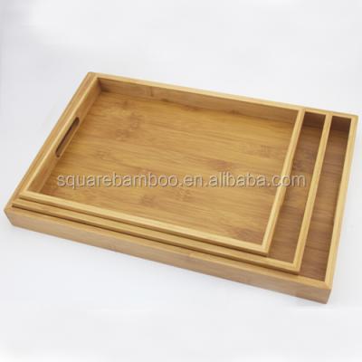 China Kitchen Storage Bamboo Tray for sale