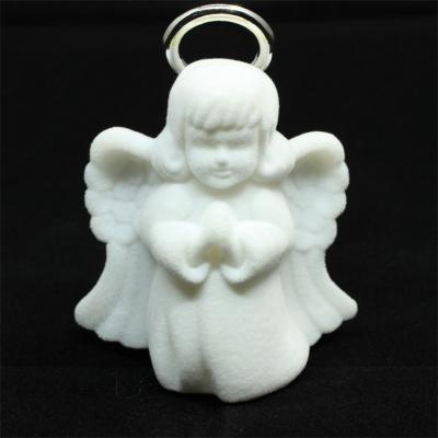 China Newest Jewelry Packing Case Christmas Angel Flannel Jewelry Gift Necklace Box for sale