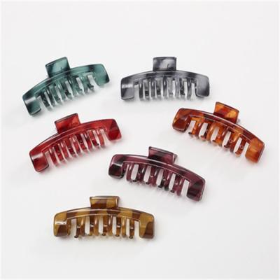 China Trendy Ladies Hair Clips Shark The Back Of The Main Claw Jaw Clip Hair Accessories For Women Girl Hair Clips for sale