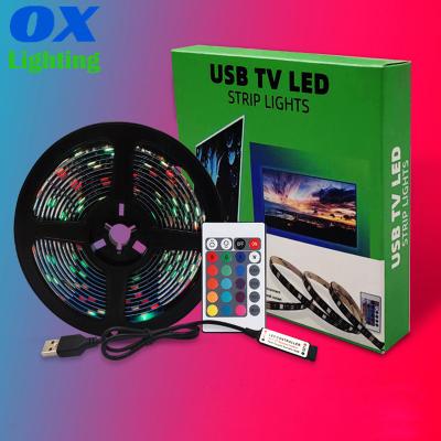 China Residential Led TV Light Strip USB Bias Rear Monitor Lighting For TV Desktop PC Radio APP Remote Controller for sale