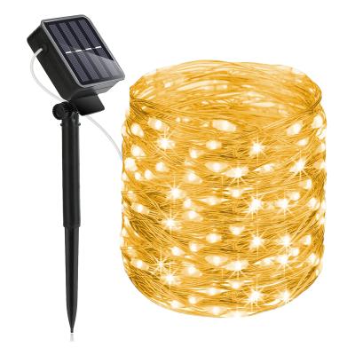 China Cadena De Luz Solar Navidad Led String Theme Park Party Lights Outdoor Luminous Birthday Lights Decor for sale