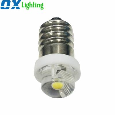 China Desktop E10 Screw Led Bulb 6V 3V Lamp For Flashlight Torch for sale