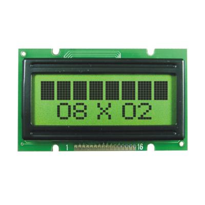 China Smart Meters LCD Display 0802 Dot Matrix Display Character LCD Screen LCD Monitor Module With Backlight Controller for smart meters for sale