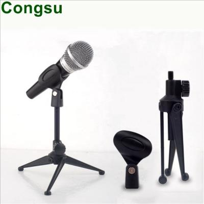 China Microphone Live Desktop Table Condenser Mic Handheld Tripod Stand for sale