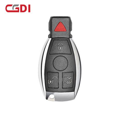 China Professional Diagnose Keyless Tool CGDI Car Key Fob With Red Dots Panic 3 Button Support For MB fbs3 Version for sale