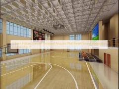 5/3mm Indoor Stadium Grooved Acoustic Wall Panels Sound Absorption Isolation Board