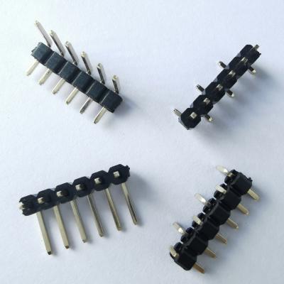 China Connecting Factory Customized 1 to 40 Pin Header Female /Male 2.54 /2.0 /1.27mm Brass Pitch Pin Header for sale