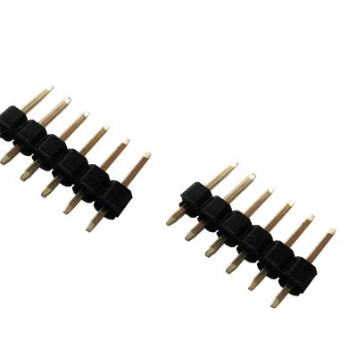 China Single / Double 1.0 / 1.27 / 2.0 / 2.54 Pitch Connectors Male Female Header Connecting 6 Row Terminals PCB Socket for sale