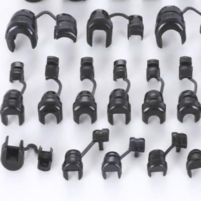 China Plastic Type Cord Grommet Nylon66 Nylon H Black Bushing for sale