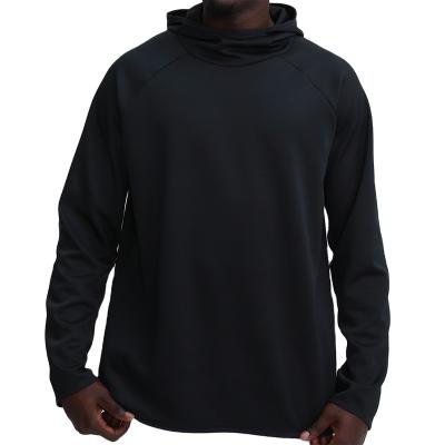 China QUICK DRY Mens Solid Color Gym Fitness Breathable Hoodies Long Sleeve Sweaters for sale