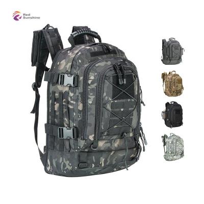 China Hot Selling 55L Waterproof Multifunctional Mountaineering Tactical Bag Hunting Camouflage Bag Tactical Backpack for sale