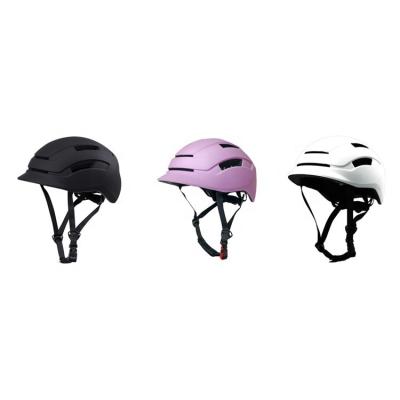 China Safety Night Bike Riding Helmets With Glowing Safety Warning Led Light Bike Helmet Manufacturer for sale