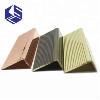 China Eco-friendly Luxury Brass Copper Staircase Decoration Stair Edge Trim Flair for sale