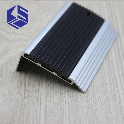 China Traditional Rubber Stair Sniffing Edge Trim Pad Aluminum Stair Sniffing for sale