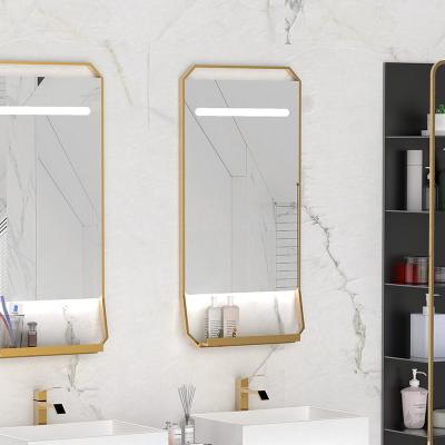 China Newest Design Hotel Bathroom Light Minimalist High Quality Vanity Makeup Smart Mirror With Led Light for sale