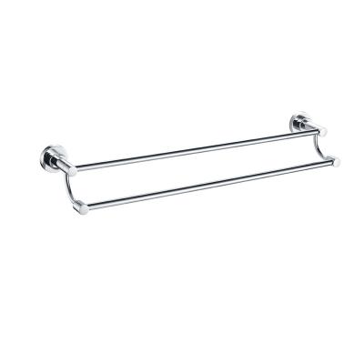 China Modern Home Hotel Residence Projects Double Rail Wall Mounted Free Sample Towel Bathroom Towel Rack for sale