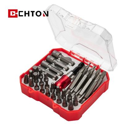 China Screwdriver 34 in 1 Electric Drill Phillips Torx Screwdriver Bit Set Cr-v Precision Bit Holder for sale