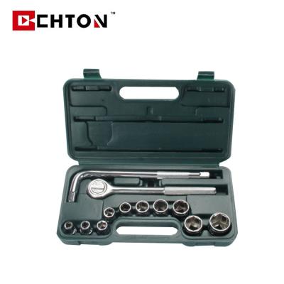 China Car Repair Tool 12 Pcs Tools Hand Kit Case Box And Hardware Multitool Auto Repair Sets Professional Home For Car Tool Kit for sale