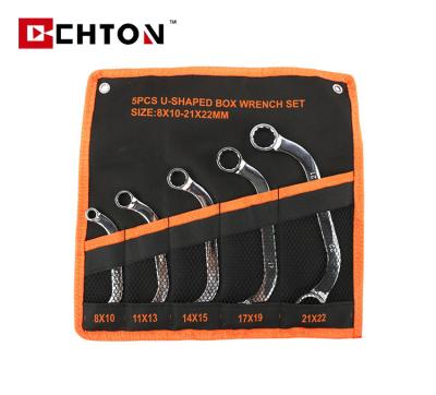 China Universal Wrench 5 Pcs Combination U Form C Multifunctional Tire Wrench Set for sale