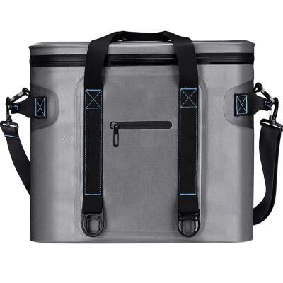 China Custom Logo TPU Cooler Bag Waterproof Portable Insulated Waterproof Soft Cooler Bag For Fishing Camping Picnic for sale