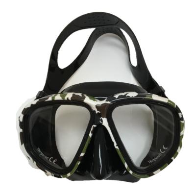 China Wholesale High Quality Waterproof Silicone Waterproof Made in China Mask Freediving Diving Mask for sale