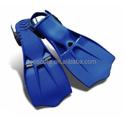 China Hot Selling Rubber Scuba Fins Wholesale Equipment Rubber Scuba Diving Fins With Adjustable Strap for sale