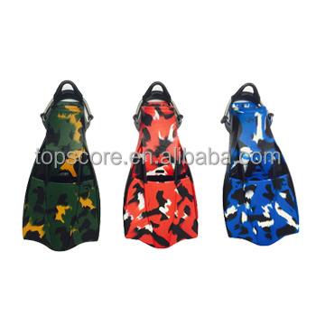 China Scuba Diving Rubber Powerful Rubber Fins/Best Adult Diving Long Speed ​​Swimming Fins Swim Fins For Snorkeling Water Sports for sale