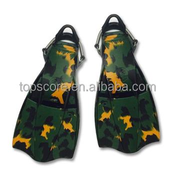 China Rubber Scuba Diving Rubber Fins Rubber Fins Camouflage / Jets / Taiwan Rubber Jet Fins. for sale