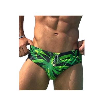 China Breathable Breathable Design Your Own Spandex Polyester Thong Swimwear Men for sale