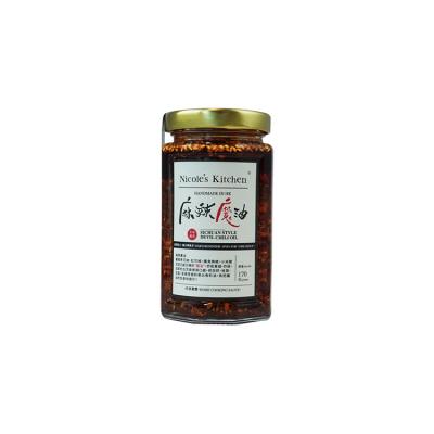 China Devil's Cooking Crispy Delicious Chili Oil Bottle Sichuan Style Side Sauce Hong Kong Style Zero-Additive Noodle Condiments for sale