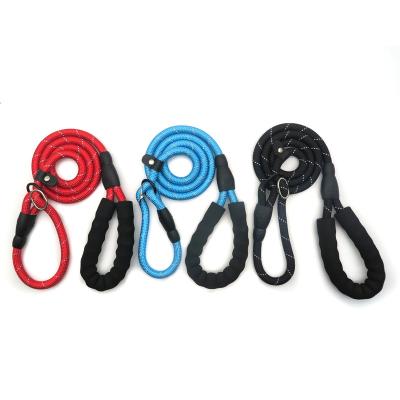 China Padded Upgraded Version Strong And High Quality Thoughtful Climbing Nylon Dog Rope Leash for sale