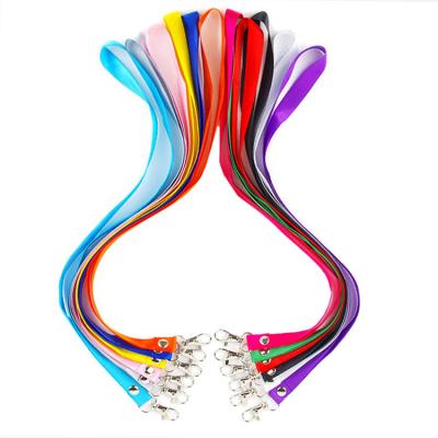 China Factory Supply Polyester Lanyard Ribbon Direct ID Card Holder for sale