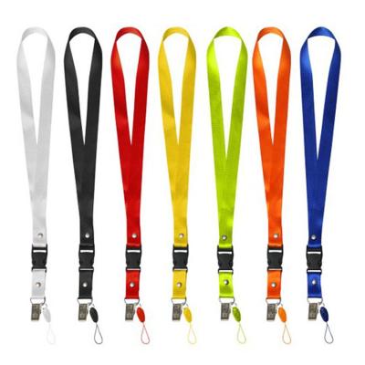 China Polyester Custom Design Print Logo School Student Neck Lanyard for sale