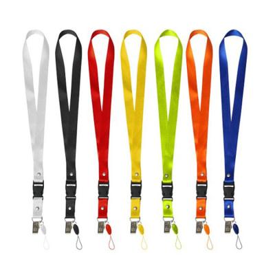 China Promotional Gift Sublimation Polyester Wholesale Hot Selling Single Lanyard for sale