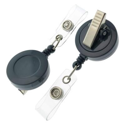 China ABS Or Metal Good Price Factory Direct Badge Reel With Clip Hook for sale